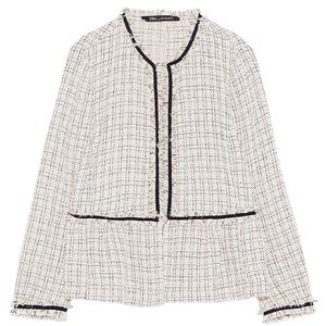 Zara Short Tweed Jacket size Medium